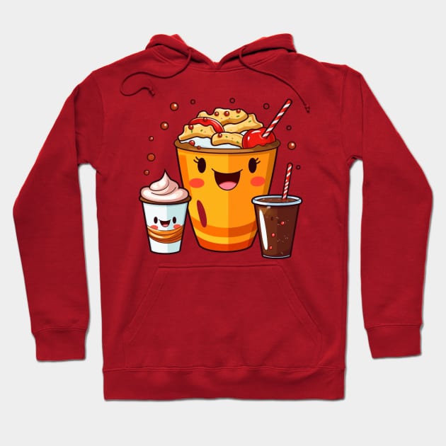 kawaii  junk food T-Shirt cute  funny Hoodie by nonagobich